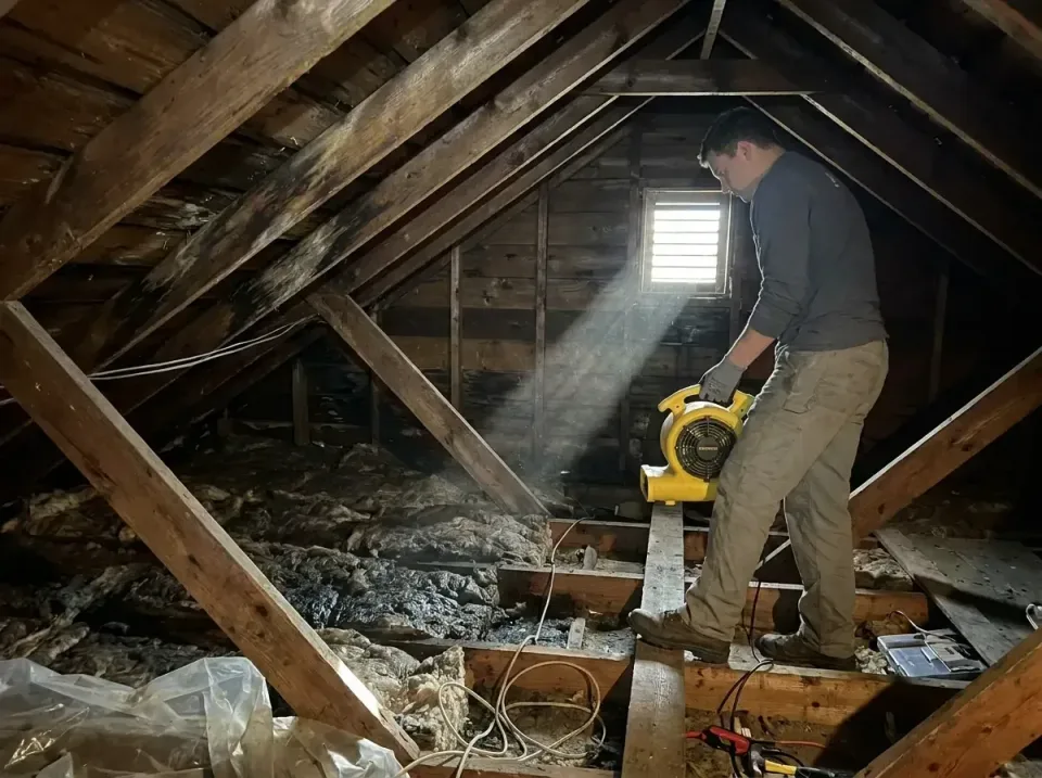 attic-water-damage-drying-proc-007 — frequently asked questions, Emergency Water Extraction & 24/7 Flood Response in Baltimo…